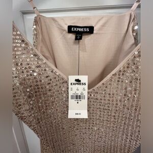NWT express sequin mini dress